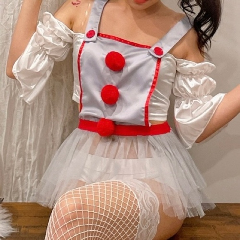 Dollskill Clown halloween costume (3pc)